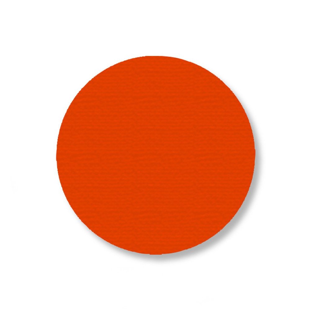 Pastille autocollante ronde - Orange ∅90 mm (Boîte de 100 unités)