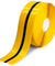 Bande marquage sol jaune et noir 100mm