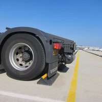 Butée de parking pour camion D.114mm - Acier galva avec fixations