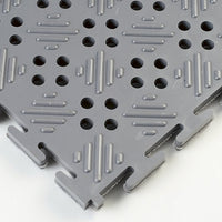 DALLE PVC CAILLEBOTIS GRIS 50x50CM 14MM | PRO OPEN