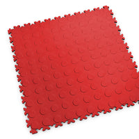 Dalle PVC industrie rouge pastillé à l'unité