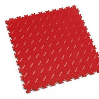 Dalle PVC light rouge diamant à l'unité