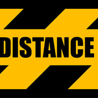 Pictogramme Covid-19 Gardez une distance de sécurité