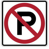 Pictogramme interdiction de stationner 