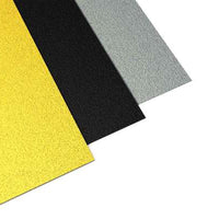 Plaque pour sol antiderapant 1000mm x 1220mm - Jaune - Grain 16 - Epais. 1mm