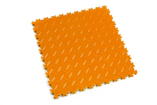 Dalle PVC Garage orange clipsable