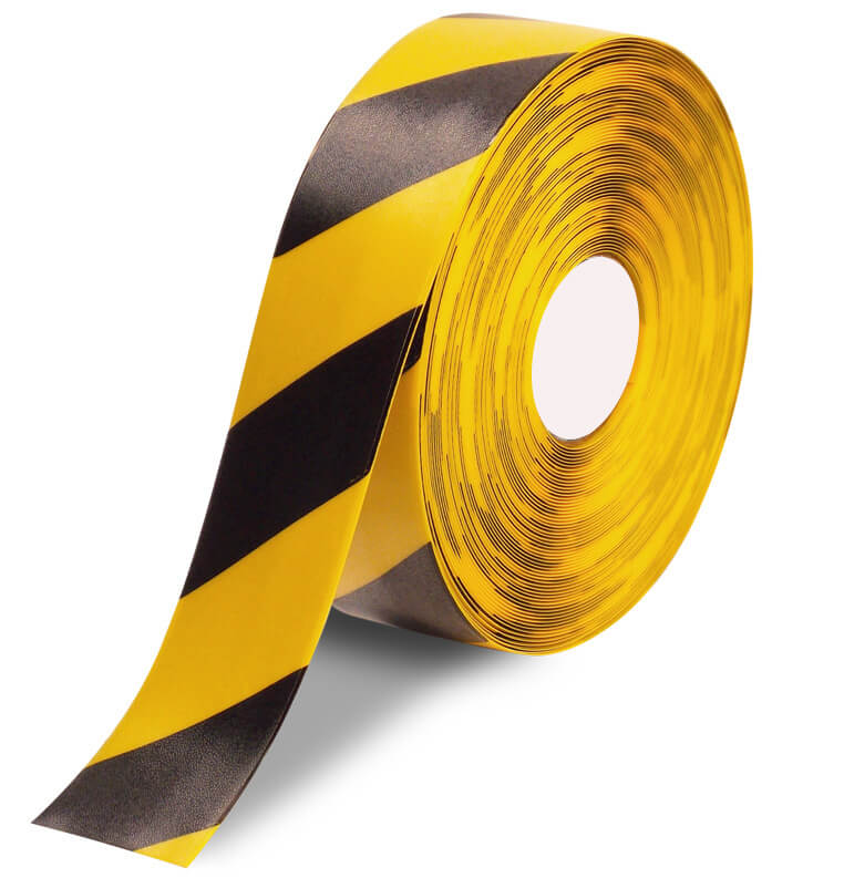 Ruban de marquage, ruban rayé noir 20 cm x 30 m ruban d'avertissement de  sécurité réfléchissant jaune noir rayé ruban de marquage bandes  d'autocollants de sécurité : : Bricolage