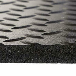 Tapis Anti-Fatigue Industriel Antistatique 20 Mm – Tapis Sol Ergonomique Antidérapant Pour Atelier, Usine, Travail Debout Prolongé 60x90 Cm Noir